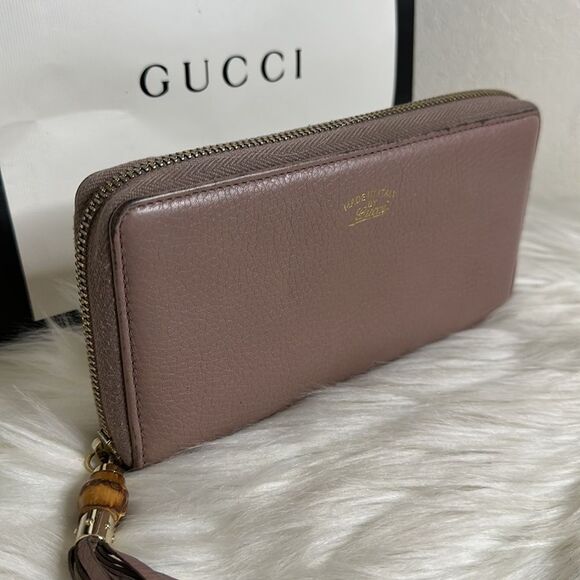 💯Authentic Gucci Zipped Around Long Wallet🍀 - Picture 2 of 14